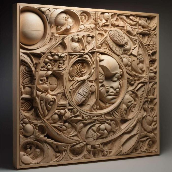 نموذج ثلاثي الأبعاد لآلة CNC 3D Art 